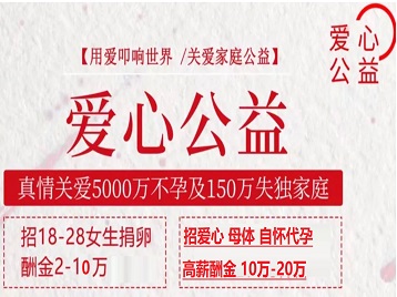 双峰捐卵助孕生子 爱心志愿者招募